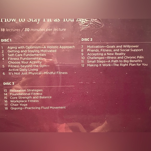 The Great Courses: How to Stay Fit as You Age - Picture 4 of 8